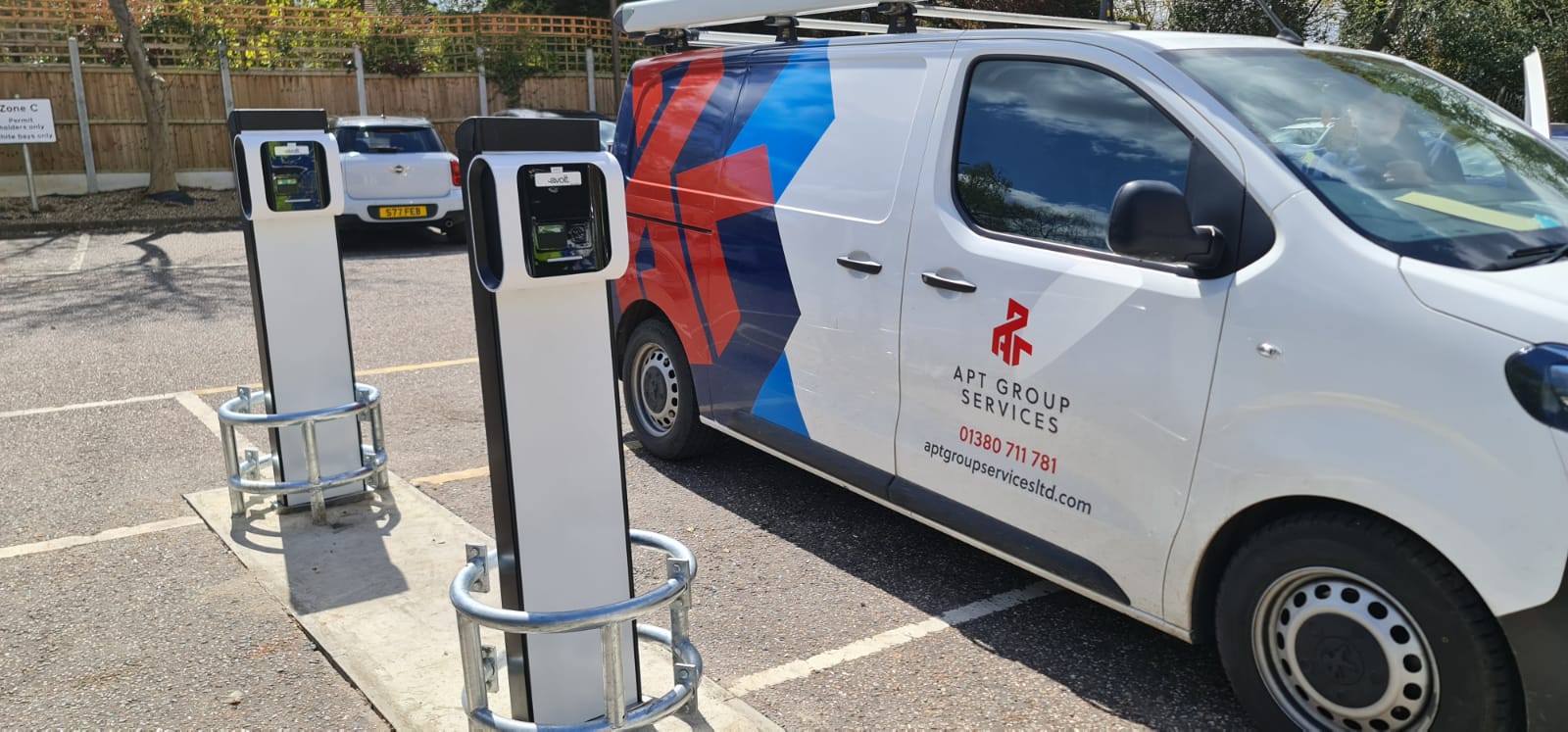 Commercial EV Charge Point Installation APT Group Services